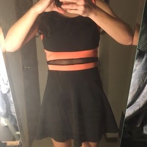 Charlotte Russe Black and pink formal/party dress